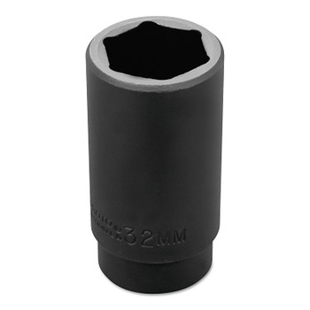 Proto Torqueplus Metric Deep Impact Sockets 1/2 in, 1/2 in Drive, 32 mm, 6 Points (1 EA / EA)