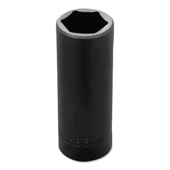 Proto Torqueplus Metric Deep Impact Sockets 1/2 in, 1/2 in Drive, 23 mm, 6 Points (1 EA / EA)