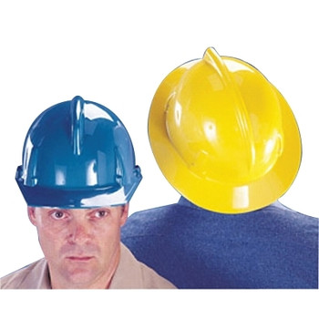 MSA Topgard Protective Caps & Hats, Fas-Trac Ratchet, Cap, Blue (1 EA / EA)