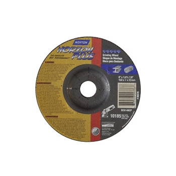 Norton Type 27 NorZon Plus Depressed Center Grinding Wheels, 6 in Dia, 20 Grit (20 EA / CTN) Norton Type 27 NorZon Plus Depressed Center Grinding Wheels, 6 in Dia, 20 Grit (20 EA / CTN)