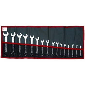 Facom 16 Piece Short Combination Wrench Sets,  Points, Metric (1 EA / EA)