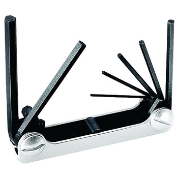 Klein Tools Metric Hex-Key Fold-Ups, 7 per fold-up, Hex Tip, Metric (1 SET / SET)