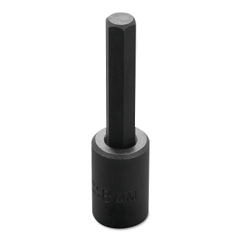 Proto Metric Impact Socket Bits, 3/8 in Drive, 8 mm Tip (1 EA / EA)