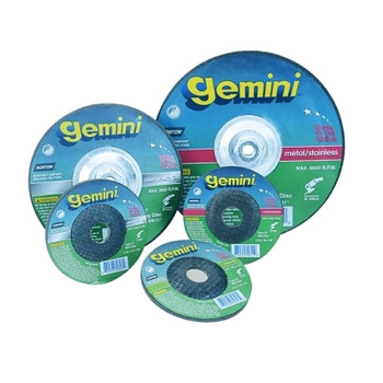 Norton Type 28 Gemini Saucer Depressed Center Grinding Wheels, 9 X 1/4, 5/8" Arbor (1 EA / EA)