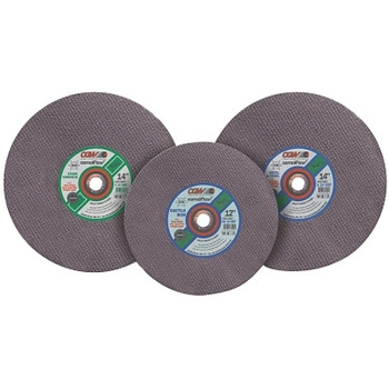 CGW Abrasives Cut-Off Wheel, Gas Saws, 14 in Dia, 5/32 in Thick, 20 mm Arbor, 24 Grit, Alum. (20 EA / BOX)