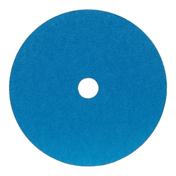 Norton Bluefire F826P Coated-Fiber Discs, Ceramic/Zirconia Alumina, 7 in Dia., 36 Grit (25 EA / BOX)