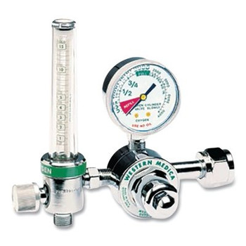 Western Enterprises M1 Series Flowmeter Regulator, Oxygen, CGA 870, 3,000 psi Inlet (1 EA / EA)