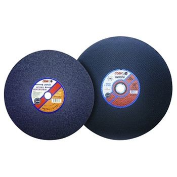 CGW Abrasives Cut-Off Wheel, Chop Saws, 14 in Dia, 3/32 in Thick, 36 Grit, for Stainless Steel (10 EA / BOX)