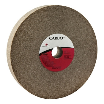 Carborundum Bench and Pedestal Wheels, Type 1, 8 in Dia., 1 in Thick, 80 Grit, M Grade (1 EA / EA)