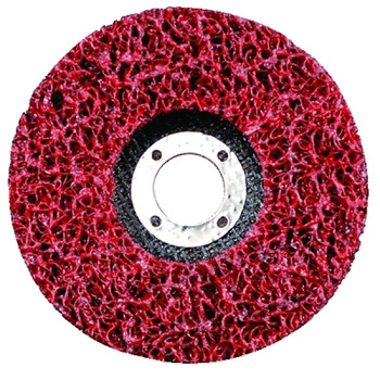 CGW Abrasives EZ Strip Wheels, Non-Woven, 4 1/2 X 7/8, Silicon Carbide, Red (10 EA / BX)