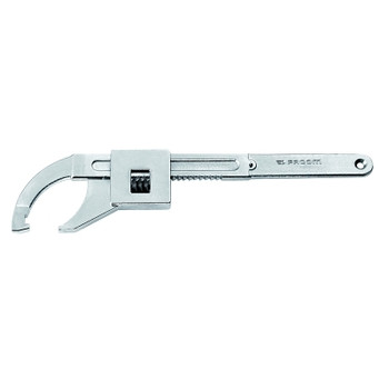 Facom Adjustable Hook Spanner Wrenches, 1 31/32 in Opening, Hook, 20 7/8 in (1 EA / EA)