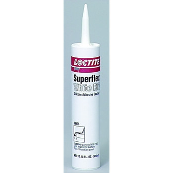 Loctite Superflex RTV, Silicone Adhesive Sealants, 300 mL Cartridge, White (1 CTG / CTG)