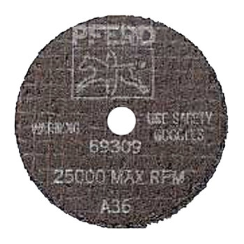 Pferd Die Grinder Cut-Off Wheel, 3 in dia, 0.040 in Thick, 3/8 in Arbor, 60 Grit (1 EA / EA)