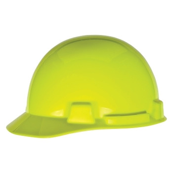 MSA SmoothDome Protective Caps, 6 Point Ratchet, Cap, Hi-Viz Yellow-Green (1 EA / EA)