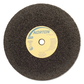 Norton BlueFire Type 01 Straight Grinding Wheel, 8 in Dia, 1" Thick, 5/8 in Arbor (1 EA / EA)