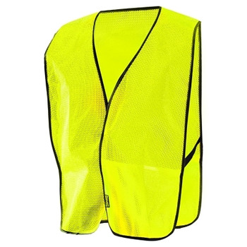 OccuNomix Non-ANSI Economy Mesh Vests, X-Large, Hi-Viz Yellow; Silver Tape (1 EA / EA)