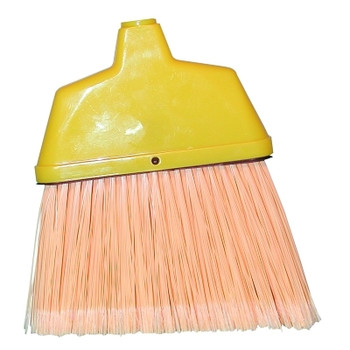 Magnolia Brush Angle Broom, 6-3/4 in Trim L, Flagged Plastic, Less Handle (1 EA / EA)