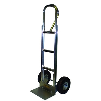 Harper Trucks Aluminum Hand Truck, 500 lb Cap., 8 x 14" Plate, Vertical Loop, Industrial Wheel (1 EA / EA)