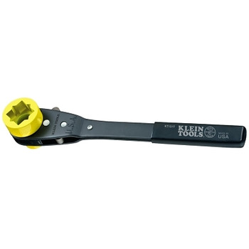 Klein Tools Ratcheting Lineman's Wrench, 13 in Long, Square Nut 3/4, 1 & 1 1/8 in (1 EA / EA)