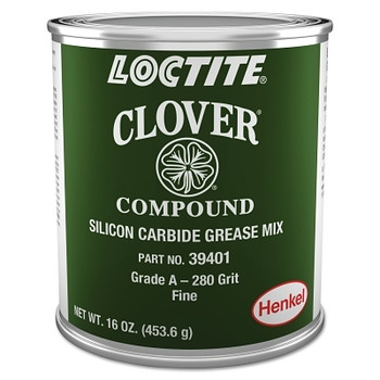 Loctite Clover Silicon Carbide Grease Mix, 1 lb, Can, 280 Grit (1 CAN / CAN)