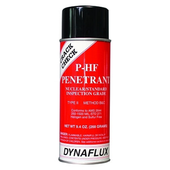 Dynaflux Visible Dye Penetrant System, Penetrant, 16 oz, Aerosol Can (12 EA / CS)