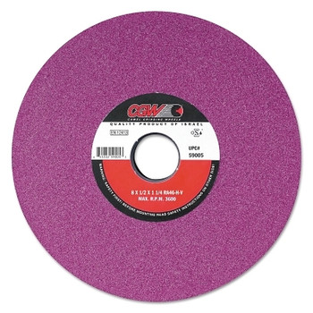 CGW Abrasives Ruby Surface Grinding Wheels, R/1-3 x 1/2,, 7 X 1, 1 1/4" Arbor, 46, J (1 EA / EA)