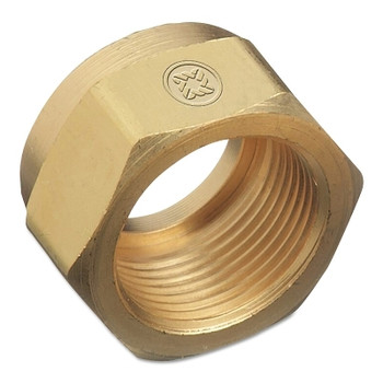 Western Enterprises Regulator Inlet Nuts, Acetylene (B), Brass, CGA-520 (1 EA / EA)