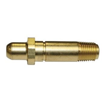 Western Enterprises Regulator Inlet Nipples, Hydrogen;Natural Gas, 1/4"(NPT), 2 1/2", Brass, CGA-350 (1 EA / EA)