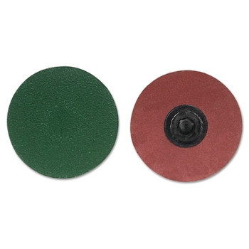 Merit Abrasives ZIRC Plus R801 PowerLock Cloth Discs-Type I, 1 in Dia., 120 Grit (1 EA / EA)