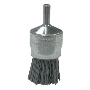 Weiler Nylox End Brush, Silicon Carbide, 10,000 rpm, 1" x 0.040" (1 EA / EA)