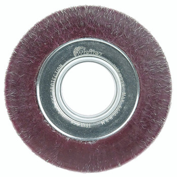 Weiler Polyflex Wide-Face Crimped Wire Wheel, 4 1/2 in D (1 EA / EA)