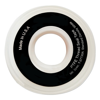 Anchor Brand White PTFE Thread Sealant Tape, 1/2 in x 600 in, Standard Density (1 RL / RL)