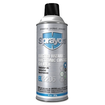 Sprayon Electro Wizard Contact Precision Cleaners, 10 oz Aerosol Can (12 CN / CA)