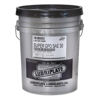 Lubriplate GPO Heavy-Duty Motor Oils, 5 gal, Pail (5 GA / PAL)