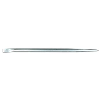 Martin Tools Pry Bars, 30 in, 7/8 in Stock, Offset Chisel and Straight Tapered Point, Chrome (1 EA / EA)