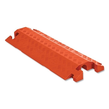 Checkers Linebacker 1-Channel General Purpose Drop-Over Cable Protector, 3 in H x 14.25 in W x 36 in L, Orange (1 EA / EA)