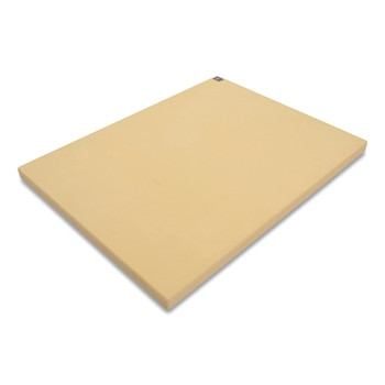 NoTrax Sani-Tuff NSF Rubber Cutting Board, 1 in x 15 in W x 20 in L, Rectangular, Buff (1 EA / EA)