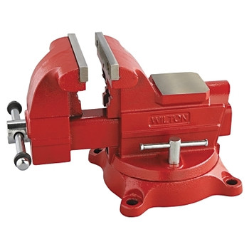 Wilton Utility Bench Vise, 8 in Jaw Width, 4-1/2 in Throat Depth, 360Ã‚Â° Swivel Base (1 EA / EA)