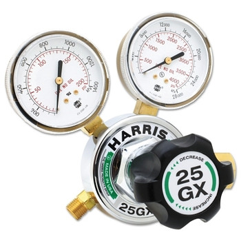 Harris Product Group 25GX Single-Stage Medium/Heavy-Duty Regulator, Acetylene, CGA 300 (1 EA / EA)