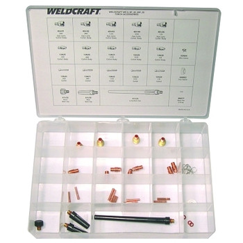 WeldCraft Master Accessory Kit, For 9; 20 Torches, TIG Air/Water Cooled Accessory Kit (1 EA / EA)