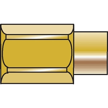 Western Enterprises Manifold Tubing Adaptor Bushing, Brass (1 EA / EA)