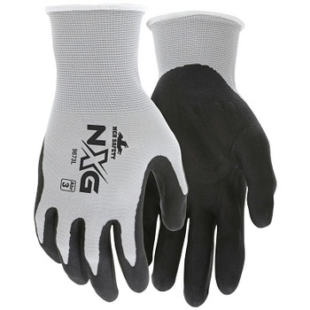 MCR Safety NXG Work Gloves, X-Small, Black/Gray (12 PR / DZ)