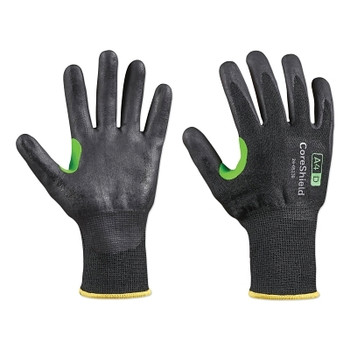 Honeywell CoreShield A4/D Coated Cut Resistant Gloves, 10/XL, HPPE/Basalt, Nitrile Micro-Foam, 13 ga, Black (1 PR / PR)