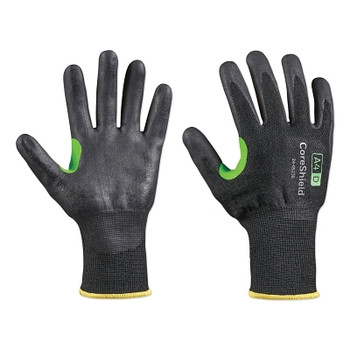 Honeywell CoreShield A4/D Coated Cut Resistant Gloves, 6/XS, HPPE/Basalt, Nitrile Micro-Foam, 13 ga, Black (1 PR / PR)