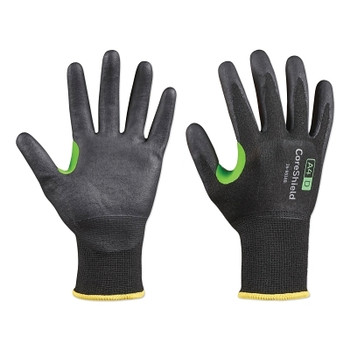 Honeywell CoreShield A4/D Coated Cut Resistant Gloves, 6/XS, HPPE/Steel, Nitrile Micro-Foam, 18 ga, Black (1 PR / PR)