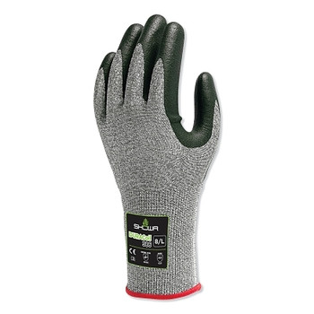 SHOWA Nitrile, Cut Resistant Gloves, Size M, A3 ANSI/ISEA Cut Level, Gray, (12 PR / DZ)