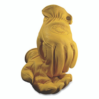 Caiman 1324 Gold Ovis-Hide Sheep Grain Drivers Gloves, Large, Unlined, Gold (12 PR / PK) Caiman 1324 Gold Ovis-Hide Sheep Grain Drivers Gloves, Large, Unlined, Gold (12 PR / PK)