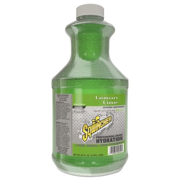 Sqwincher Liquid Concentrate, 64 oz, Bottle, Yields 5 gal, Lemon-Lime (6 BO / CA)