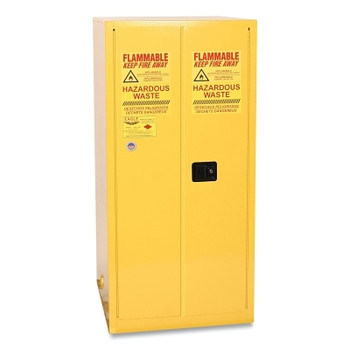 Eagle Mfg Flammable Liquid Storage Cabinet, 55 Gallon, Yellow (1 EA / EA)