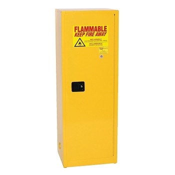 Eagle Mfg Flammable Liquid Storage Cabinet, 24 Gallon, Yellow (1 EA / EA)